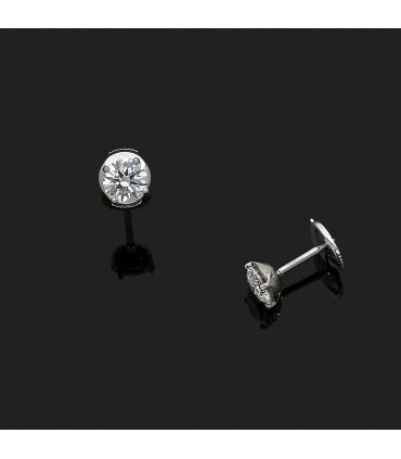 Boucles d’oreilles or et diamants