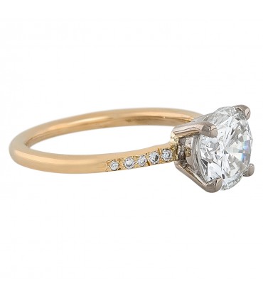 Bague solitaire diamant