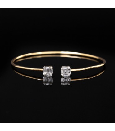 Bracelet or et diamants