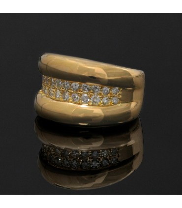 Bague or et diamants