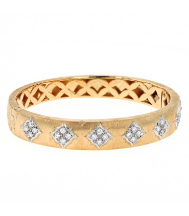 Bracelet or jaune et diamants