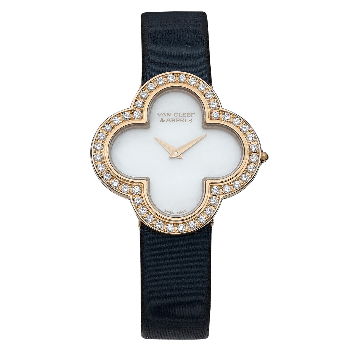 Van Cleef & Arpels 'Alhambra' Diamond Watch in 18K R #515314 – Beladora