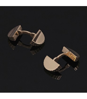 Cartier gold cufflink