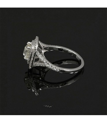 Diamonds and gold ring - Diamond 1,03 ct