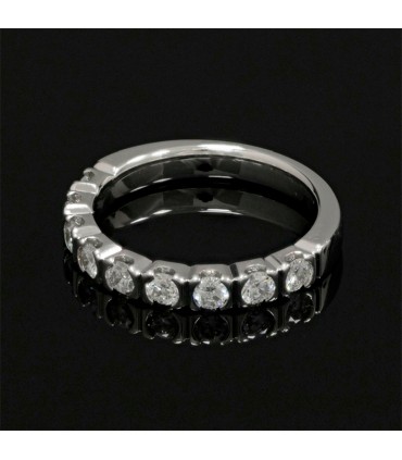 Bague platine et diamants