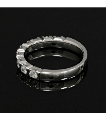 Bague platine et diamants