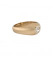 Bague or et diamant - Diamant 0,50 ct