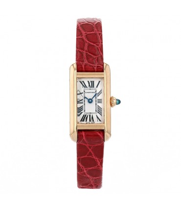 Cartier Mini Tank gold watch