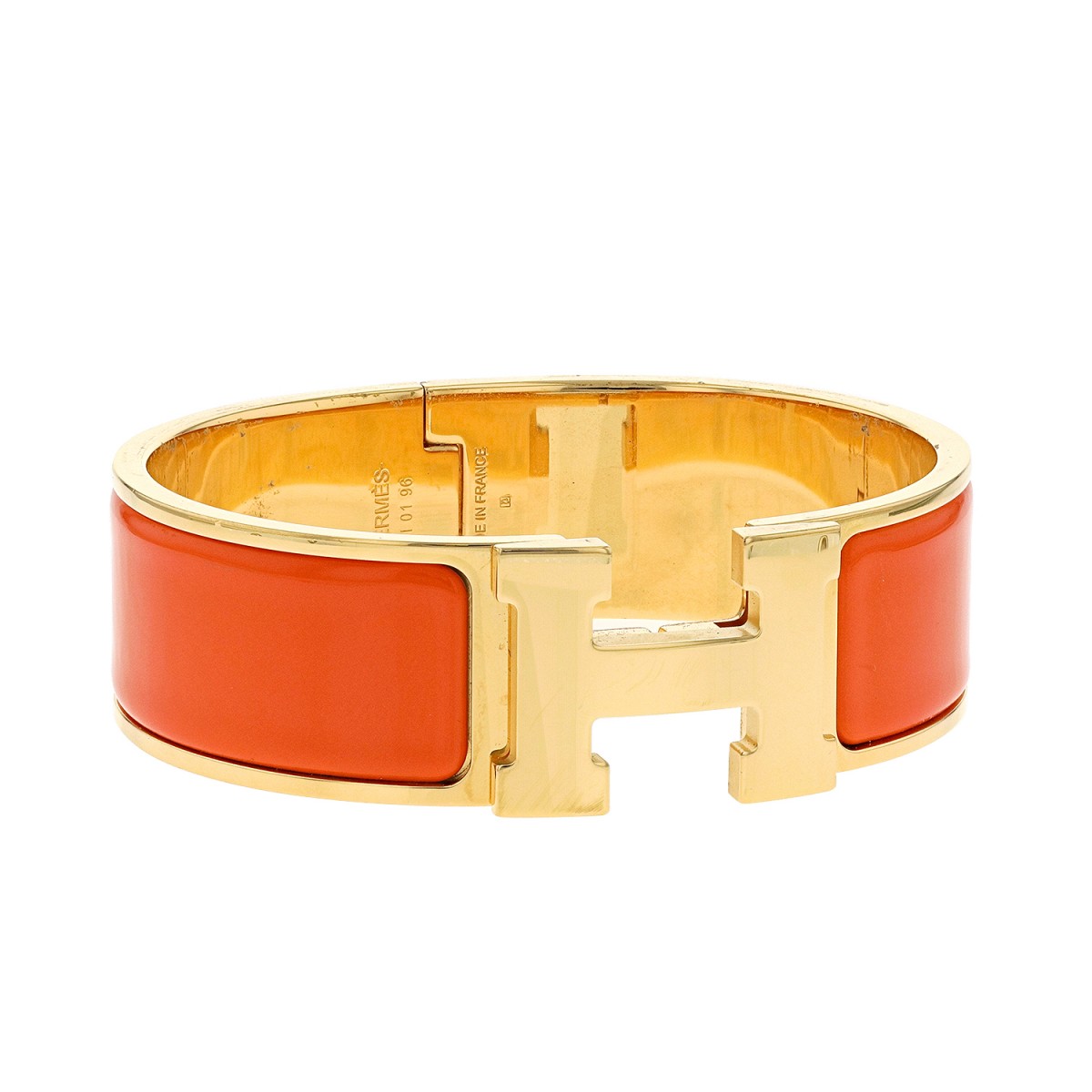 Hermes Bracelet Clic H  Rouge De Chine Luxury Accessories on Carousell