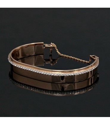 Messika diamonds and gold bracelet