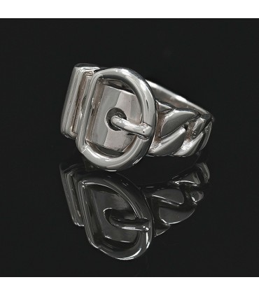 Hermès silver ring