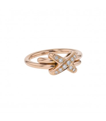 Chaumet Liens diamonds and gold ring