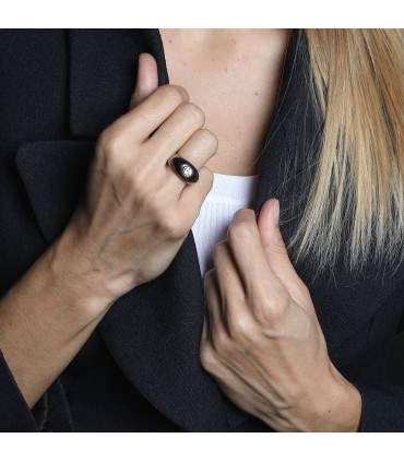 Cartier diamond, silver and gold ring