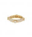 Diamonds and gold ring