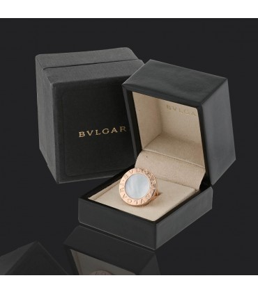 Bulgari Bulgari mother or pearl and gold ring