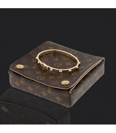 Louis Vuitton Clou diamond and gold bracelet