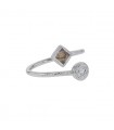 De Beers Talisman diamonds and gold ring