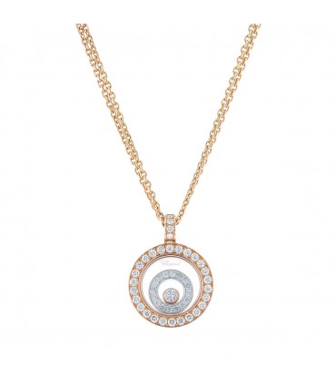 Chopard Happy Spirit diamonds and gold necklace