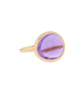 Fred Belles Rives amethyst and gold ring
