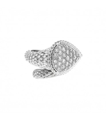 Boucheron Serpent Bohème diamonds and gold ring