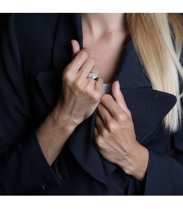 Cartier Océane diamonds and gold ring