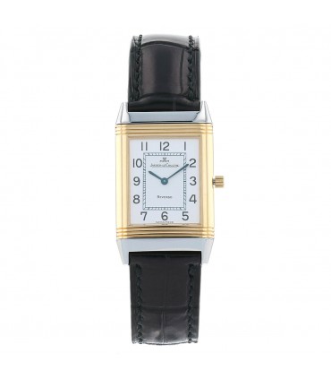 Jaeger Lecoultre Reverso stainless steel and gold watch