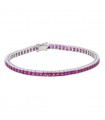 Bracelet ligne or et rubis