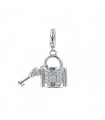 Pendentif Cadenas or et diamants