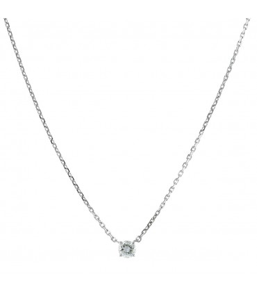 Collier or et diamant - Diamant 0,28 ct