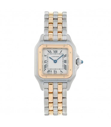 Cartier Panthère stainless steel and gold watch