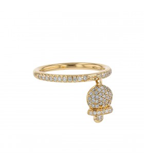 Diamonds and gold ring