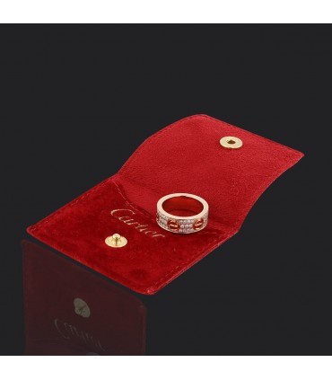 Bague Cartier Love pavée