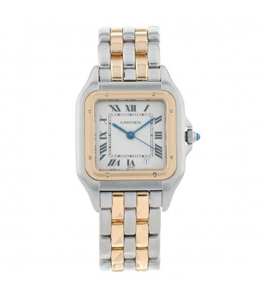 Cartier Panthère stainless steel and gold watch