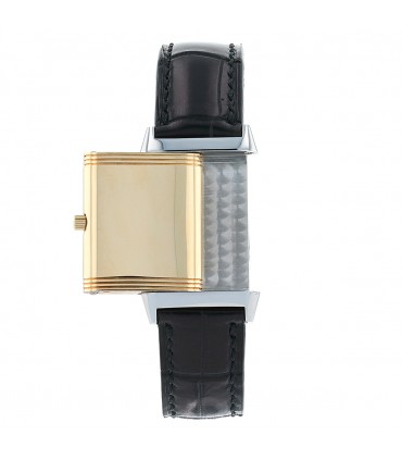 Jaeger Lecoultre Reverso stainless steel and gold watch