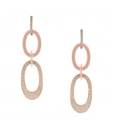 Boucles d’oreilles or et diamants