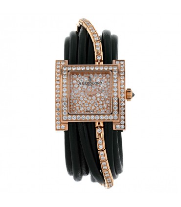 De Grisogono Allegra gold and diamonds watch