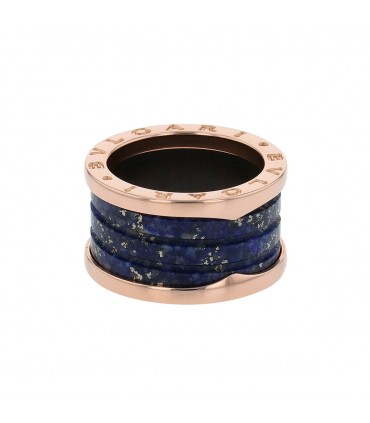 Bulgari B.Zero 1 lapis lazuli and gold ring