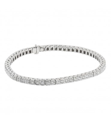 Bracelet ligne diamants