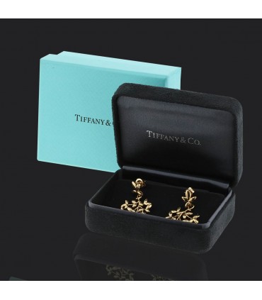 Tiffany & Co. Olive Leaf by Paloma Picasso gold earrings