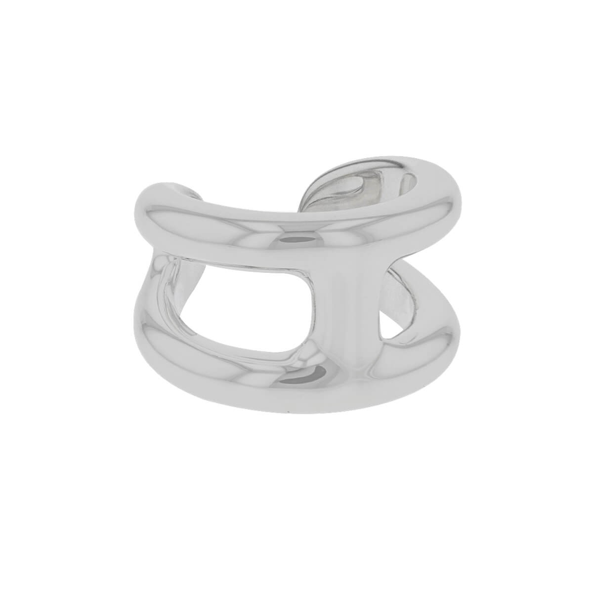 Hermès Osmose silver ring