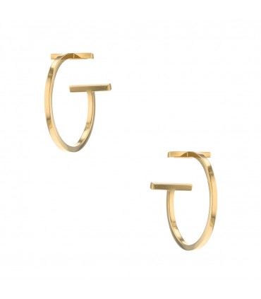 Tiffany & Co. Tiffany T gold earrings