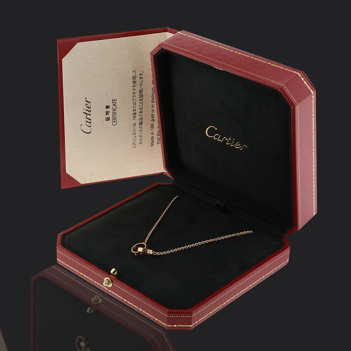 Cartier Love gold necklace