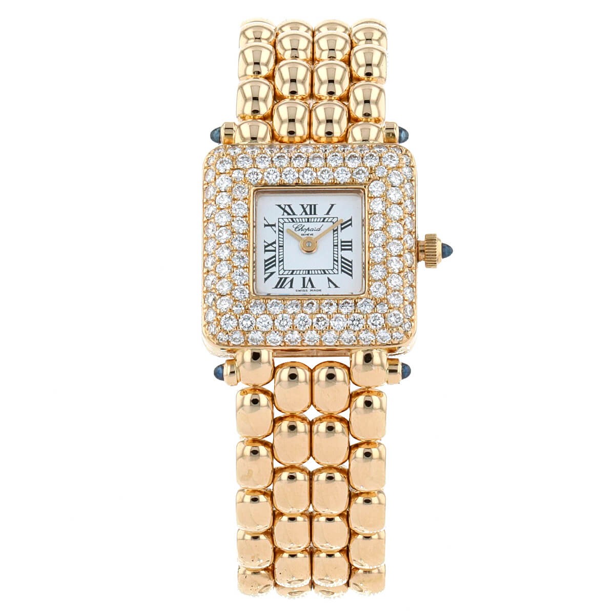 Chopard diamonds and gold watch