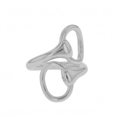 Hermès Nausicaa silver ring