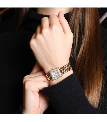 Chopard diamonds and gold watch