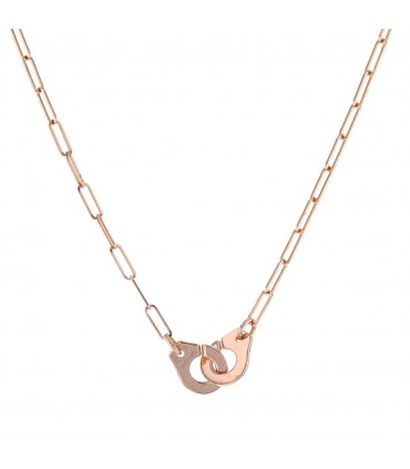 Dinh Van Menottes R8 gold necklace