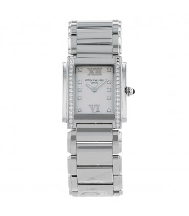 Patek Philippe Twenty-4 stainless steel and diamonds watch