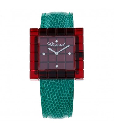 Chopard Be Mad plexiglas, stainless steel and diamonds watch