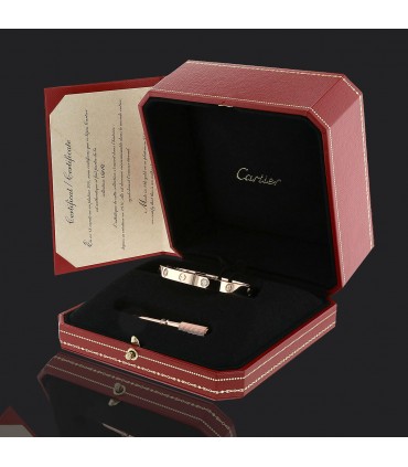 Cartier Love 4 Diamants diamonds and gold bracelet Size 16