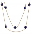 Fred Baie des Anges lapis lazuli, diamonds and gold necklace